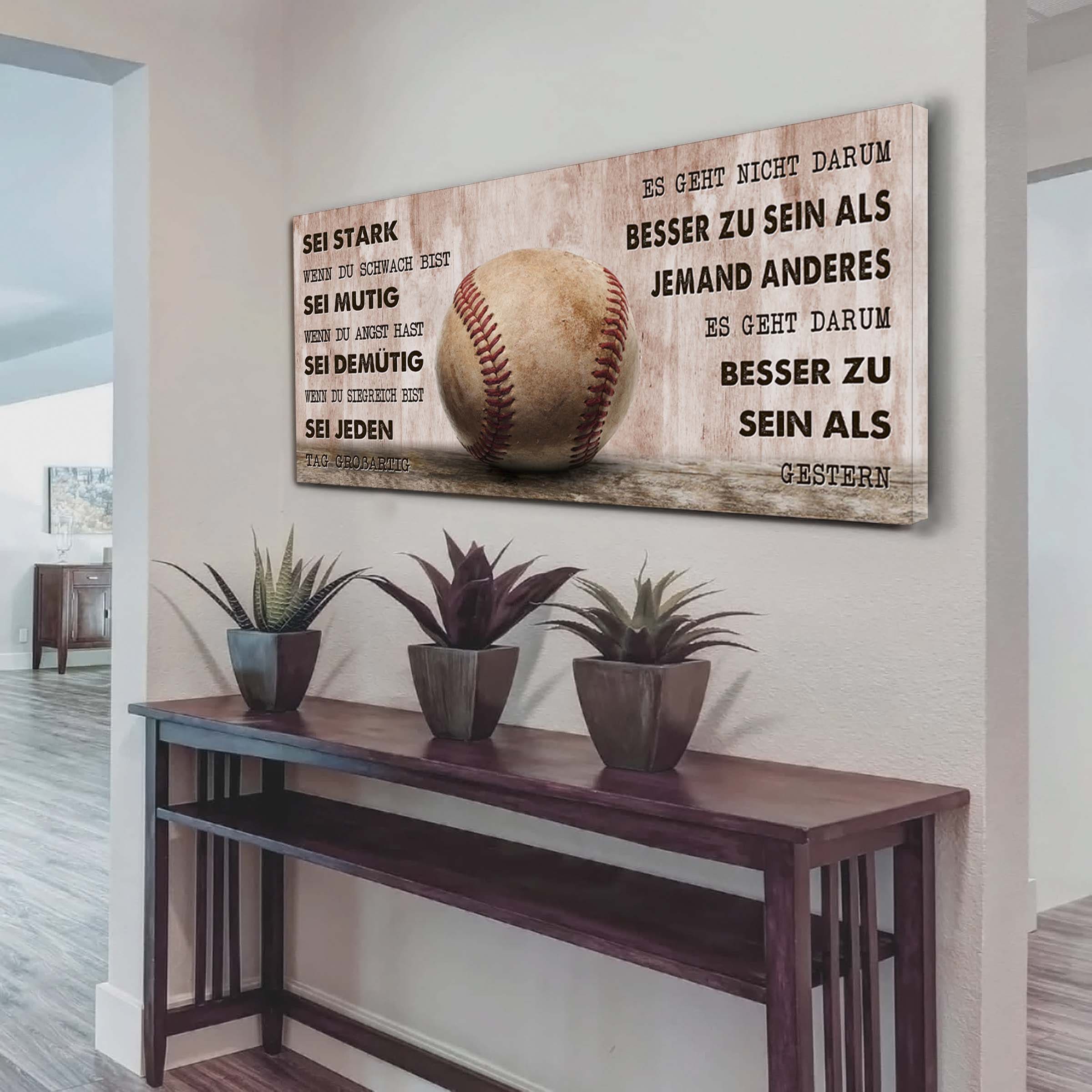 Personalisierte Fußball-Leinwand-Poster-Sei stark, wenn du schwach bist, sei mutig, wenn du Angst hast, sei demütig, wenn du siegreich bist, sei jeden Tag großartig