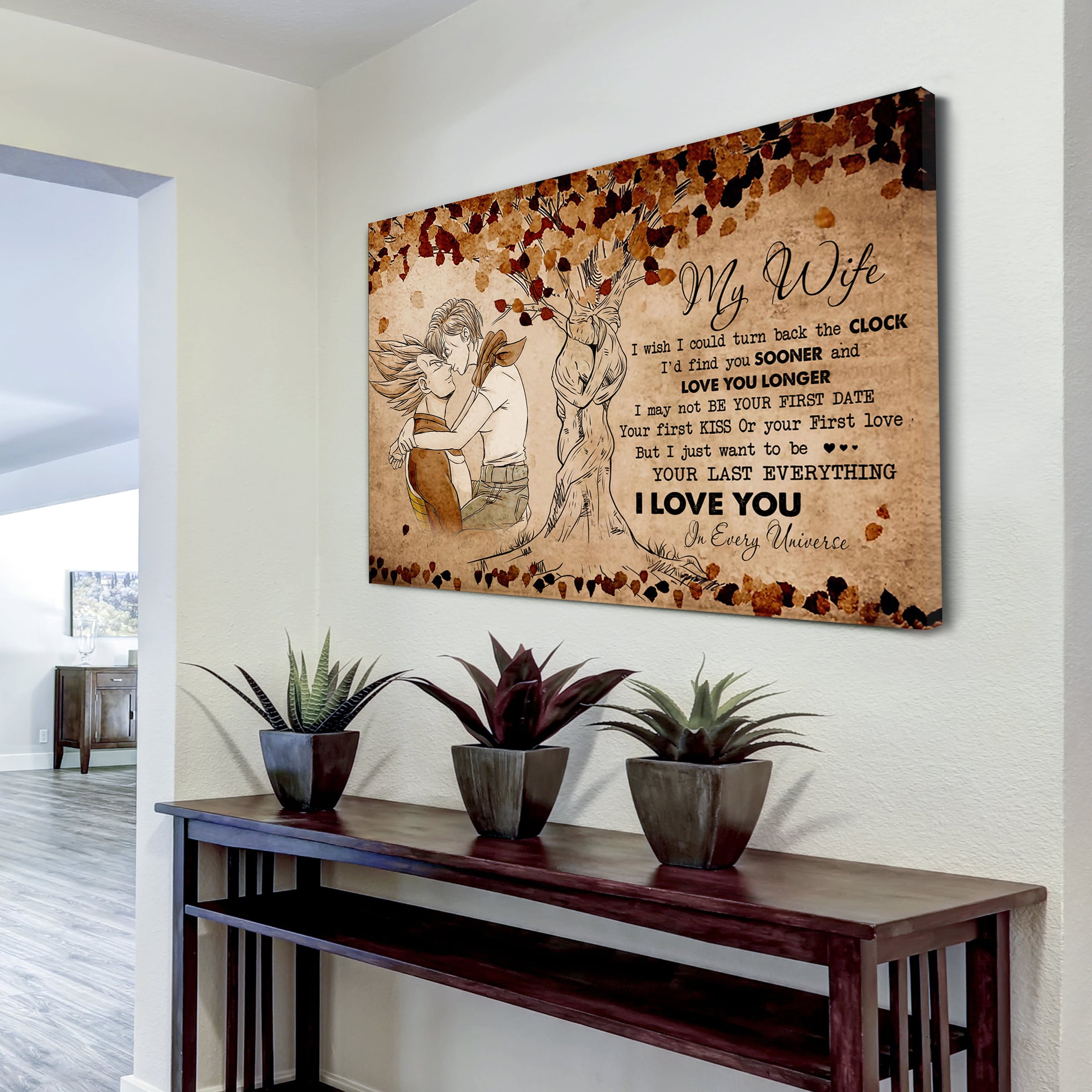 Poster canvas To my Wife- Marrying you was one of the best decision I ever made