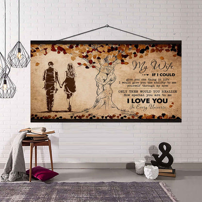 American Football Poster Canvas To My Wife If I Could Give You One Thing In Life - How Special You Are To Me Gift For Your Wife