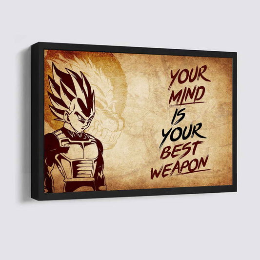 DRB Poster Canvas Your Mind Is Your Best Weapon Best Gift