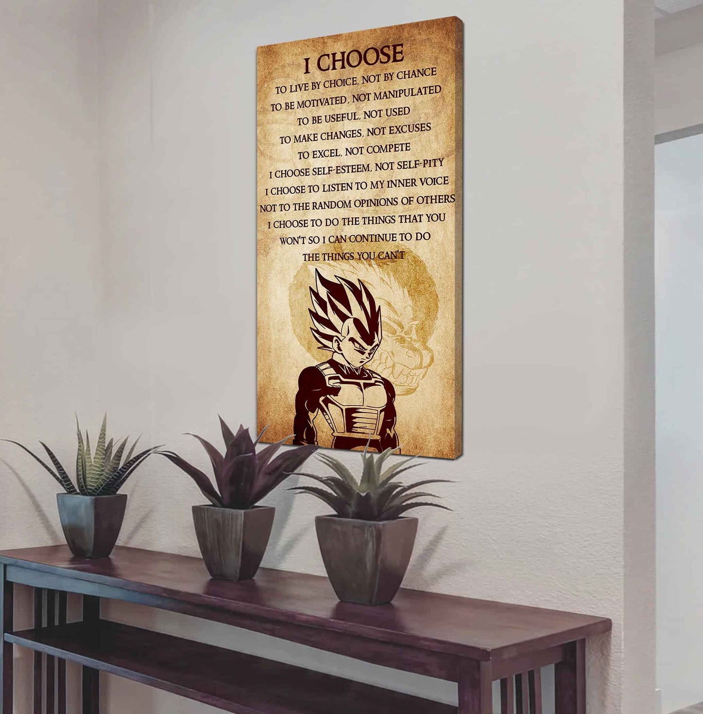 Warrior I Chose To Live By Choice Not By Chain Poster Canvas Motivation Canvas Gift For You