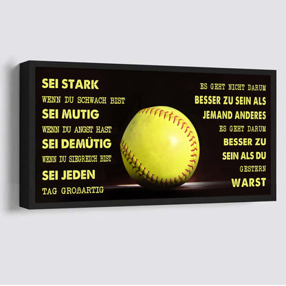 Ger Soccer Es geht nicht darum, besser zu sein als jemand anderes, es geht darum, besser zu sein als gestern