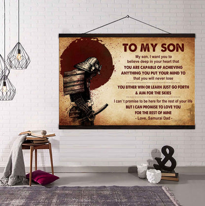 Viking Poster Canvas You Will Never Lose You Either Win Or Learn From Dad To Son