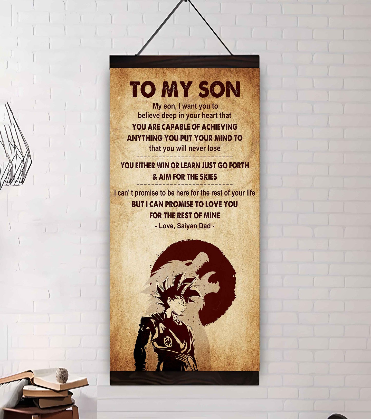 Warrior To My Son You Will Never Lose You Either Win Or Learn Poster Canvas Motivation Canvas Gift For Your Son