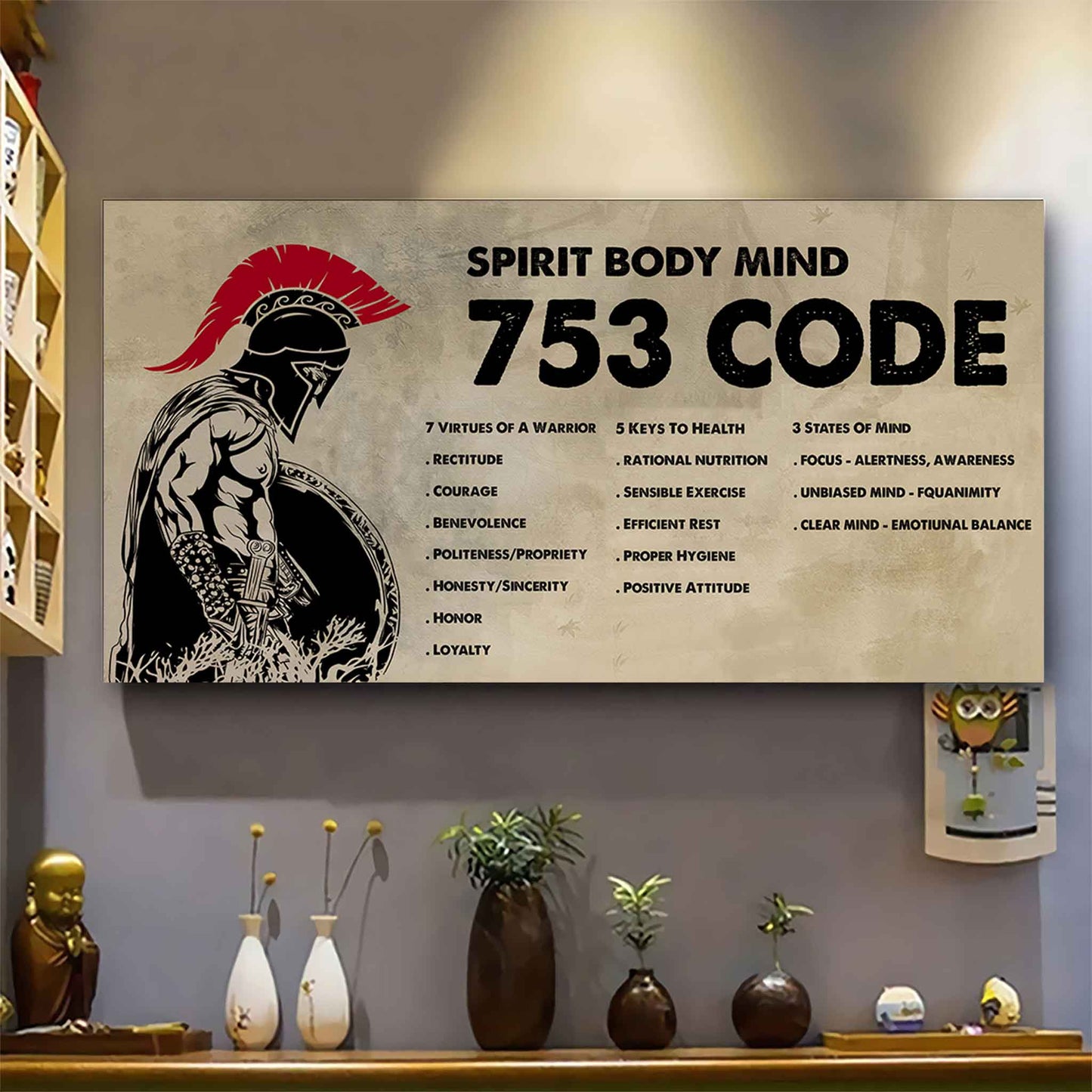 DRB GK Poster Canvas 7 5 3 Code Motivation Quotes