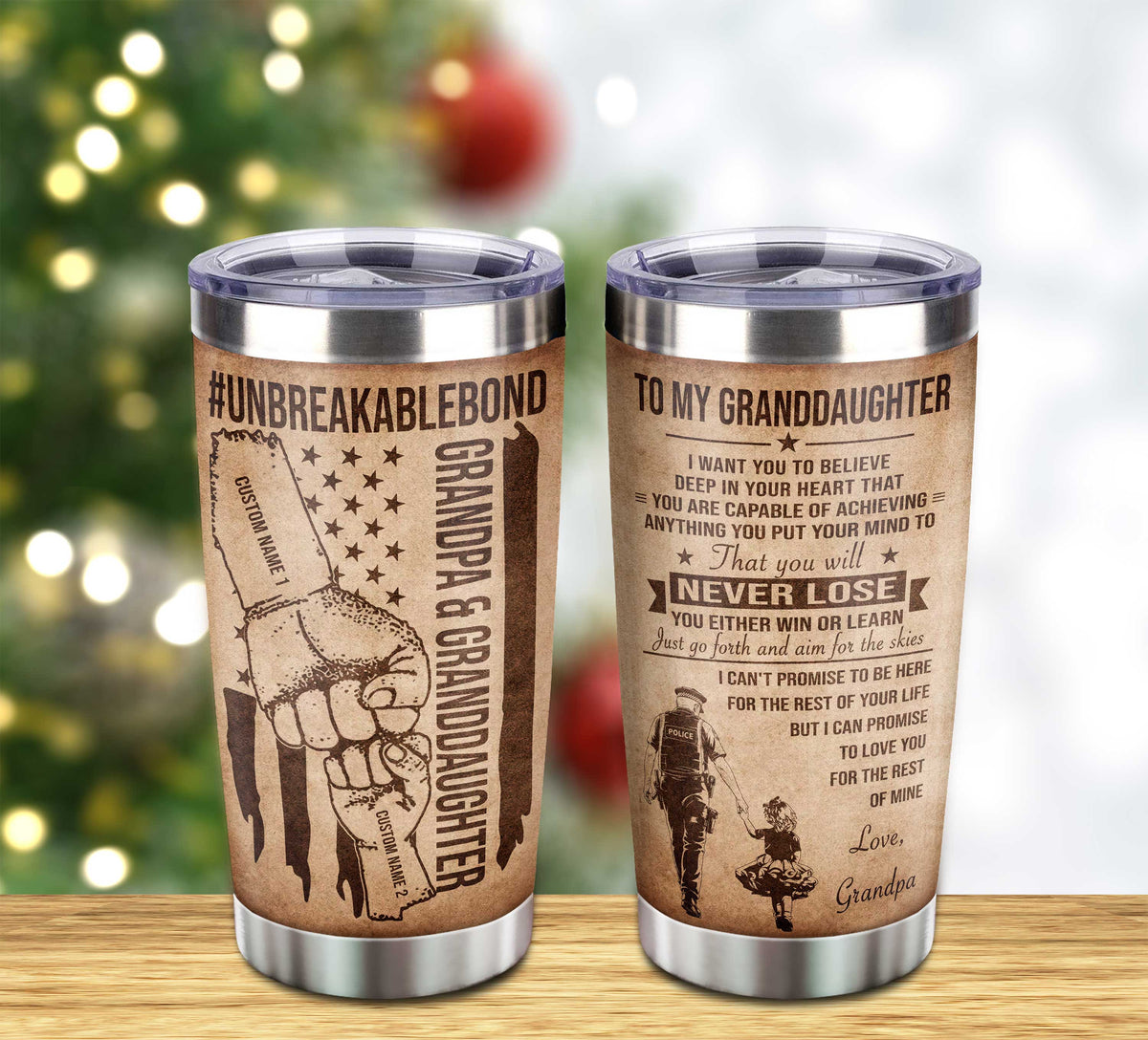 Customizable Sport Tumbler Never Forget Your Way Back Home From Grandpa To Granddaughter