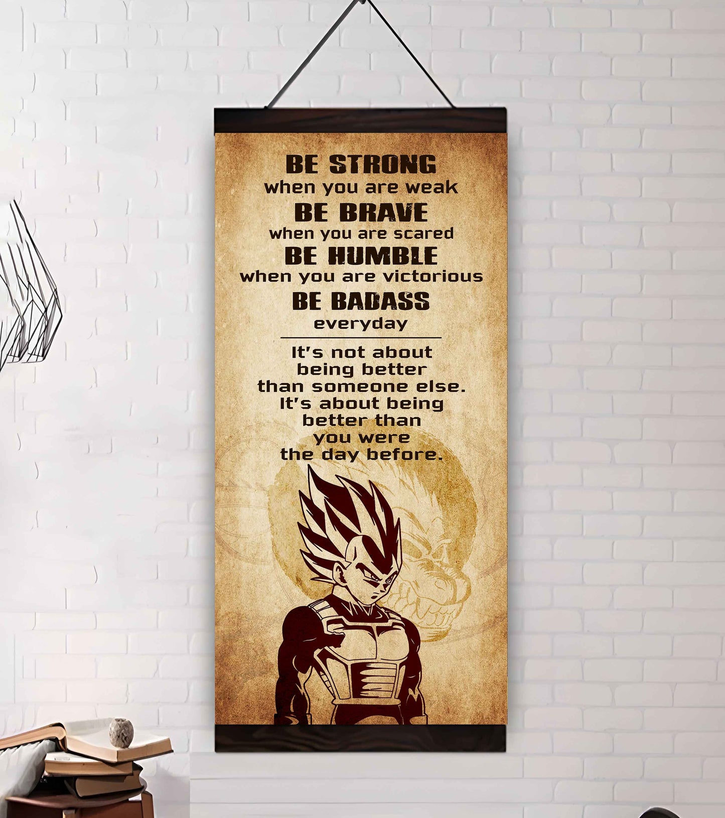 Warrior Be Strong When You Are Weak Be Badass Everyday Poster Canvas Motivation Canvas Gift For You