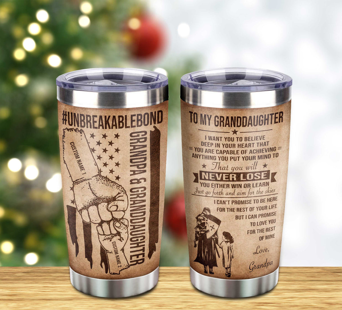 Customizable Sport Tumbler Never Forget Your Way Back Home From Grandpa To Granddaughter