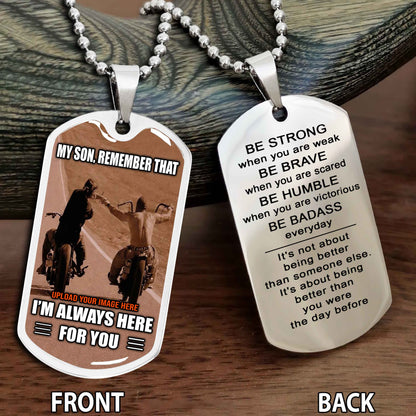 Personalized Biker Father And Son Gift For Son Motivation Quotes To My Son