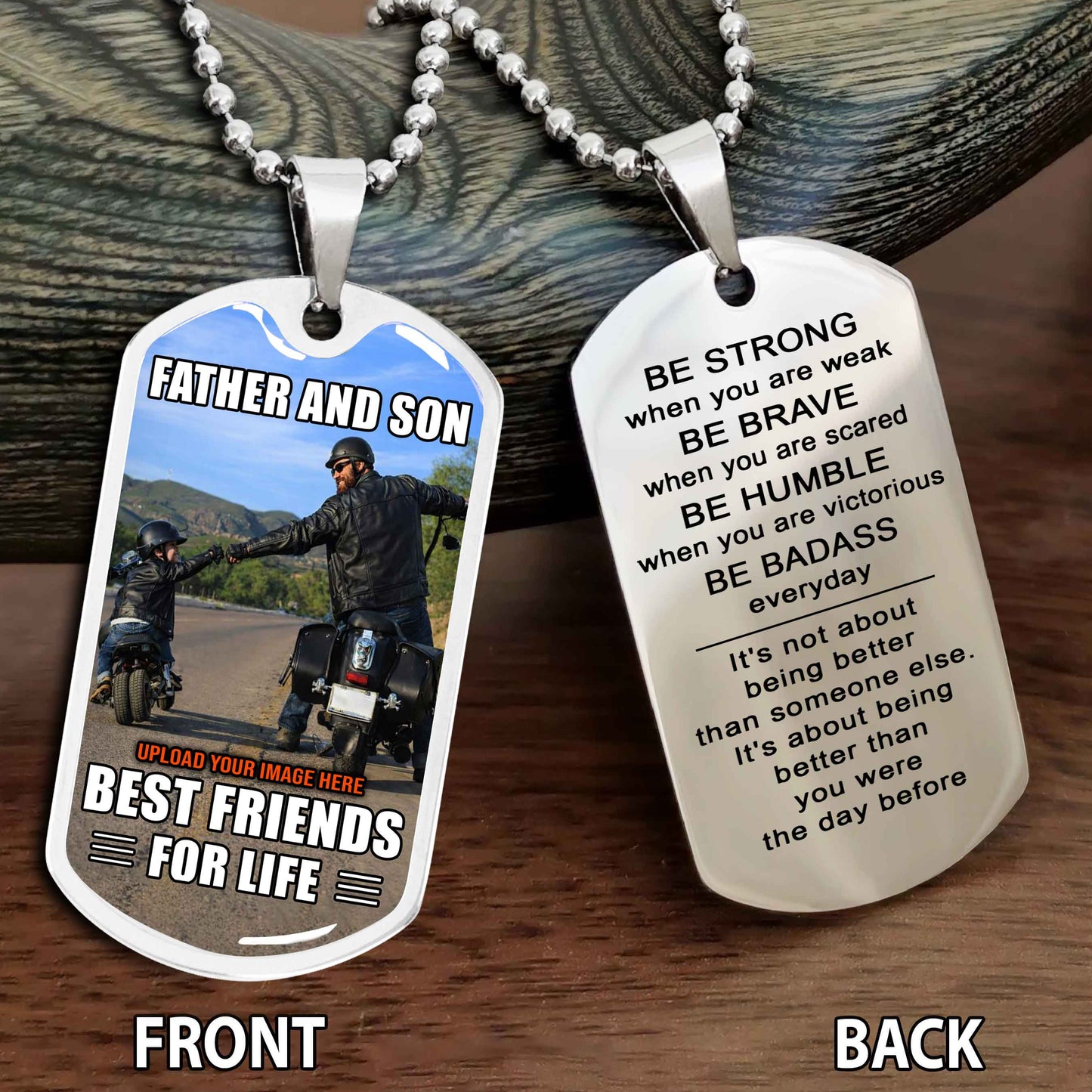 Personalized Biker Father And Son Gift For Son Motivation Quotes To My Son Best Gift For Your Boy