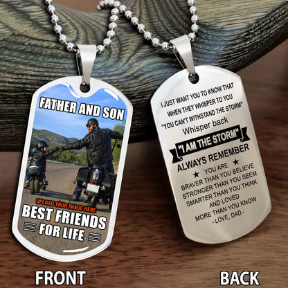 Personalized Biker Father And Son Gift For Son Motivation Quotes To My Son Best Gift For Your Boy