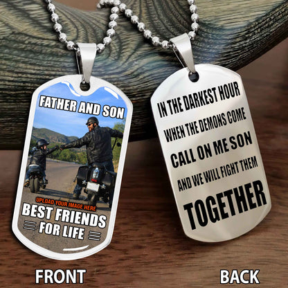 Personalized Biker Father And Son Gift For Son Motivation Quotes To My Son Best Gift For Your Boy