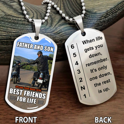 Personalized Biker Father And Son Gift For Son Motivation Quotes To My Son Best Gift For Your Boy