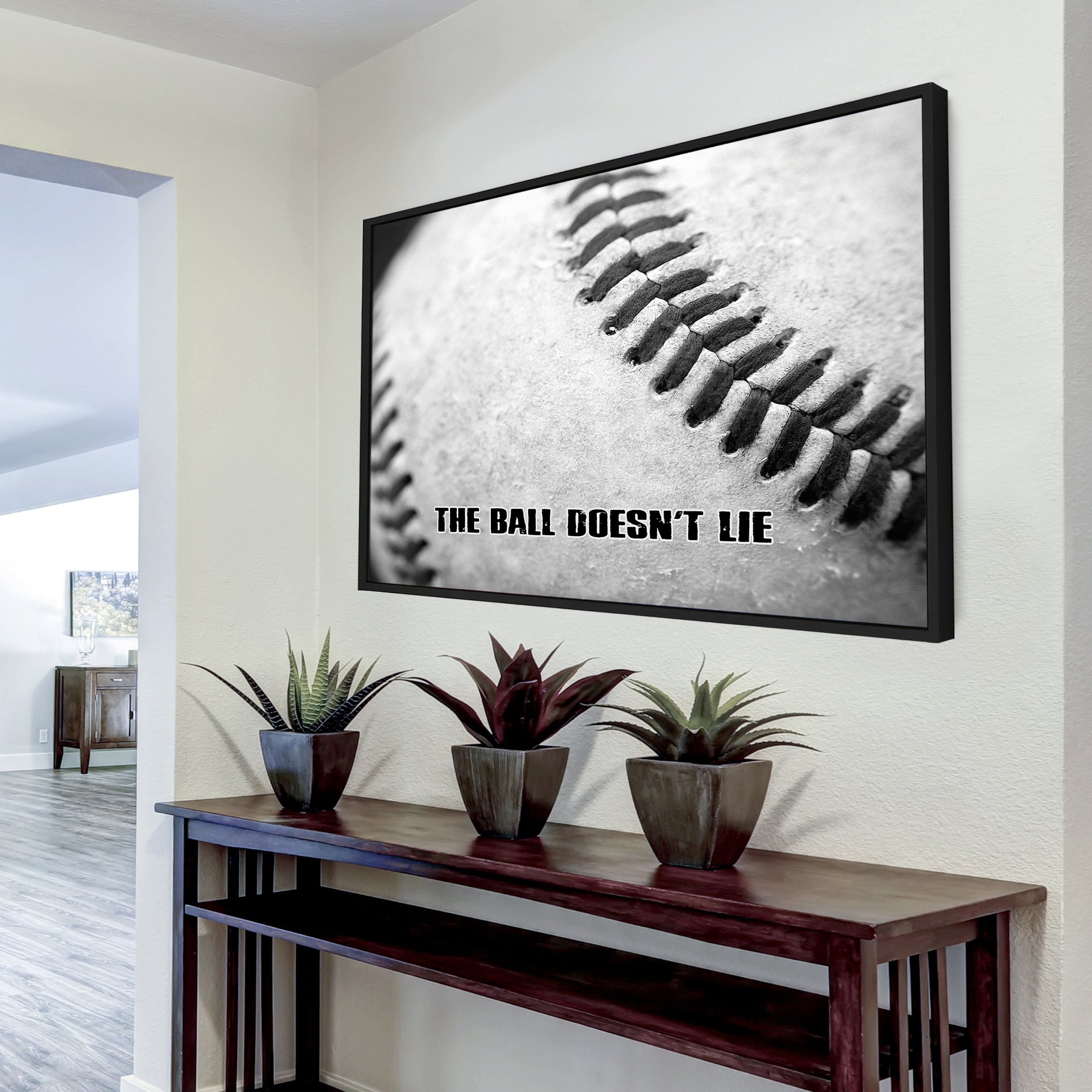 Baseball Poster - The ball doesn't lie