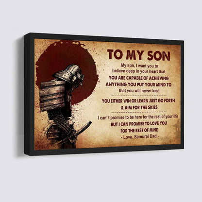 Viking Poster Canvas You Will Never Lose You Either Win Or Learn From Dad To Son