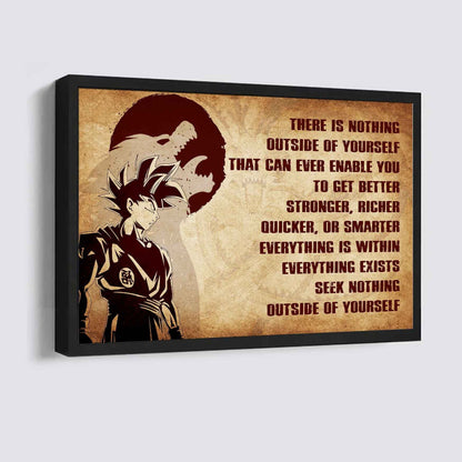 Viking Poster Canvas There Is Nothing Outside Of Yourself Best Gift With Motivation Quotes
