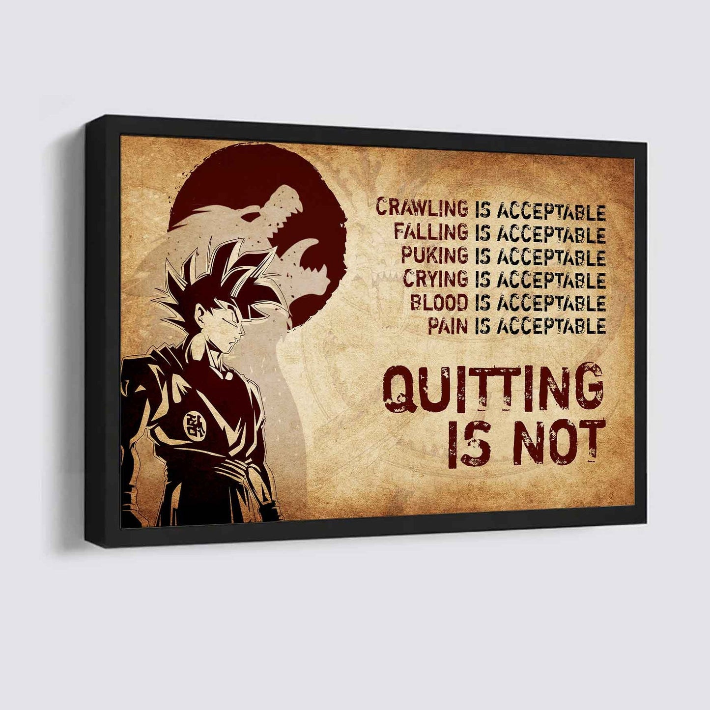 Viking Poster Canvas Quiting Is Not Best Gifts Motivation Quotes