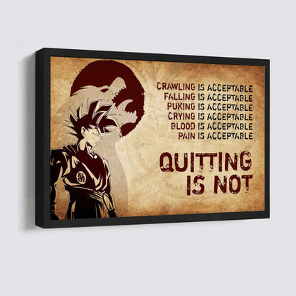Viking Poster Canvas Quiting Is Not Best Gifts Motivation Quotes