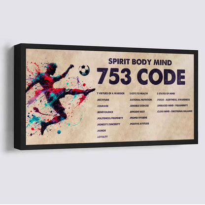 DRB GK Poster Canvas 7 5 3 Code Motivation Quotes