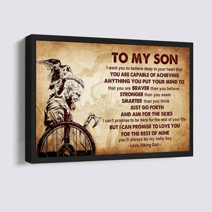 Spartan Poster Canvas Just Go Forth And Aim For The Skies From Dad To Son Gift For Your Son
