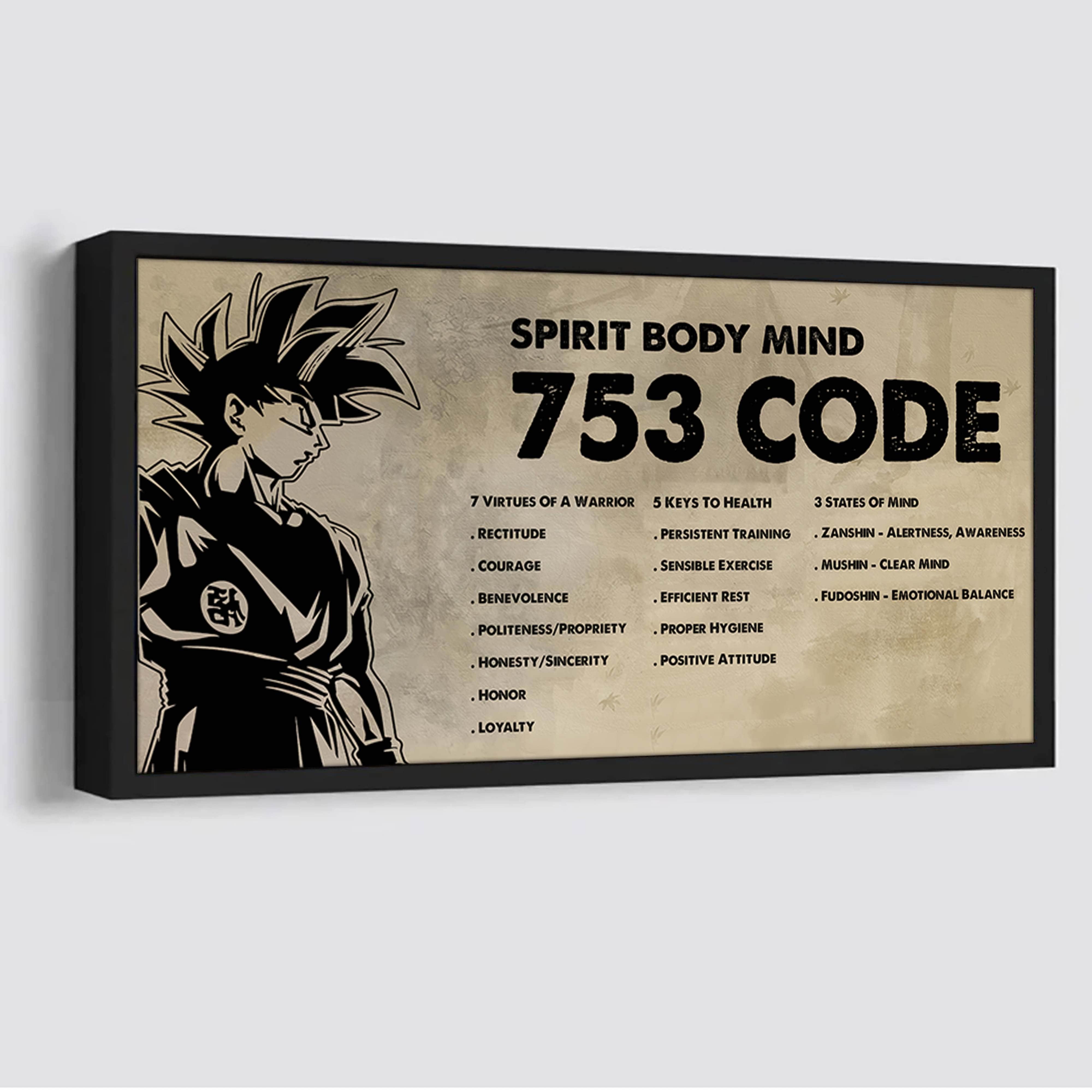 VG Horizontal Poster Canvas 7 5 3 Code