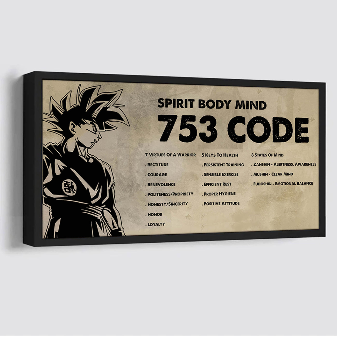 DRB GK Poster Canvas 7 5 3 Code Motivation Quotes