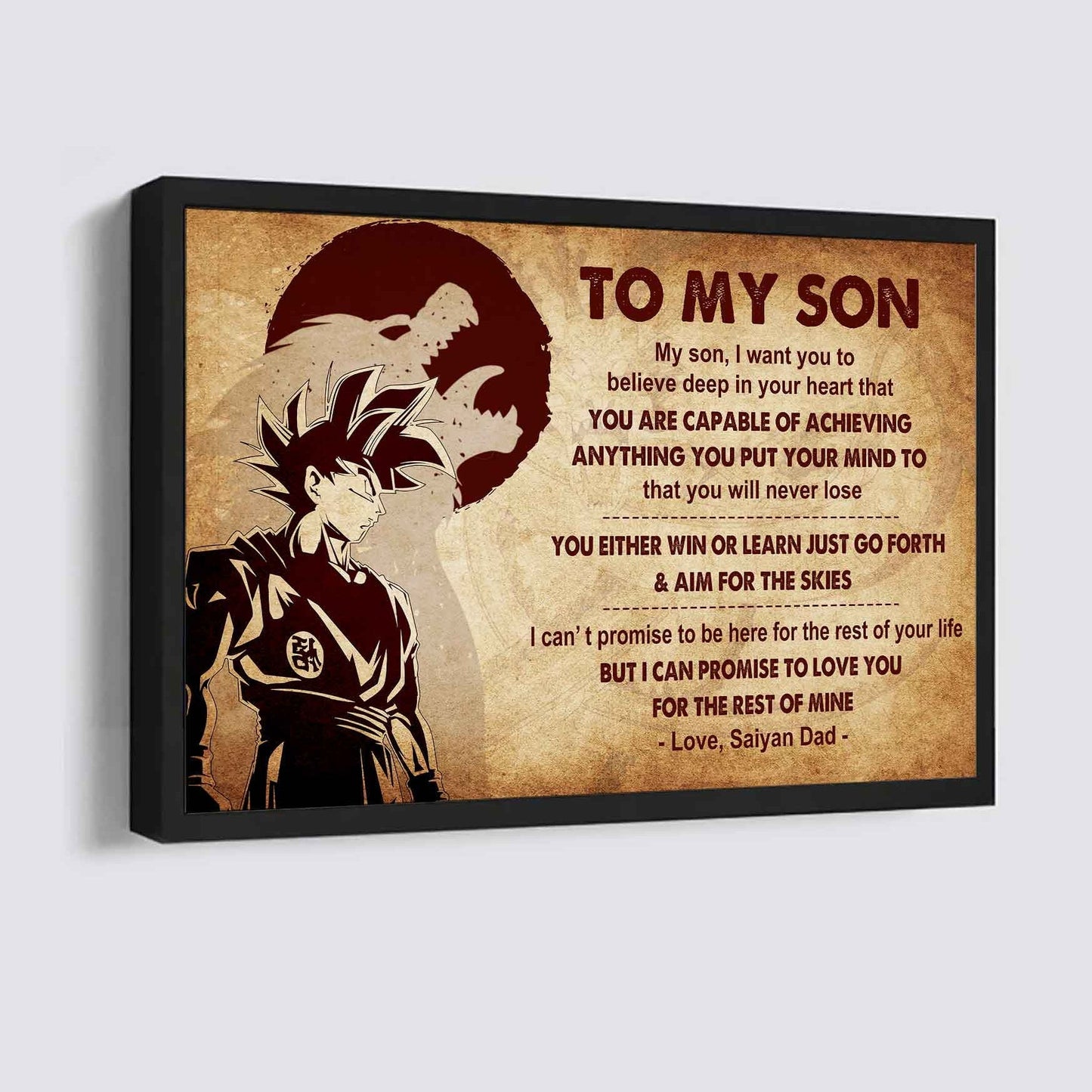 Viking Poster Canvas You Will Never Lose You Either Win Or Learn From Dad To Son