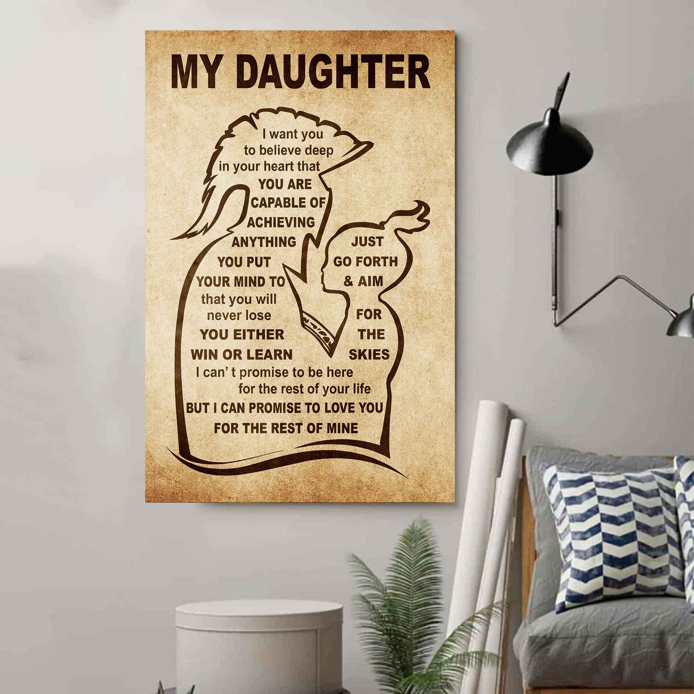 Personalized Family Poster Canvas You Will Never Lose You Either Win Or Learn To My Son Gift From Dad Gift For Your Son