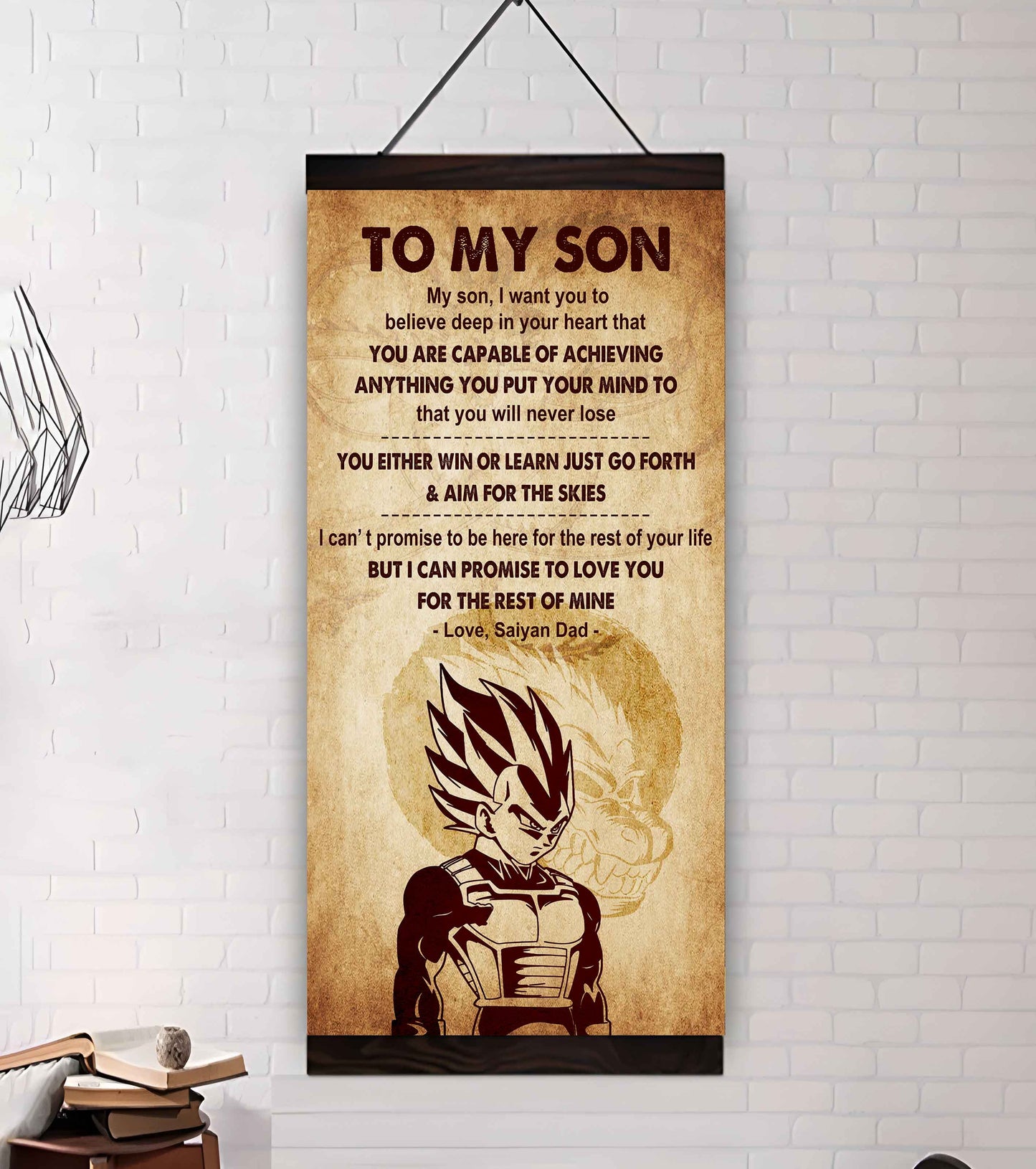 Warrior To My Son You Will Never Lose You Either Win Or Learn Poster Canvas Motivation Canvas Gift For Your Son