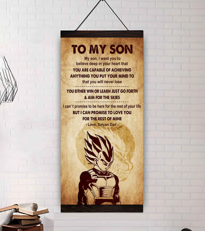 Warrior To My Son You Will Never Lose You Either Win Or Learn Poster Canvas Motivation Canvas Gift For Your Son