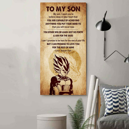 Warrior To My Son You Will Never Lose You Either Win Or Learn Poster Canvas Motivation Canvas Gift For Your Son
