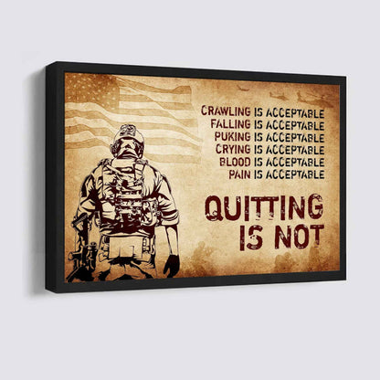 Viking Poster Canvas Quiting Is Not Best Gifts Motivation Quotes