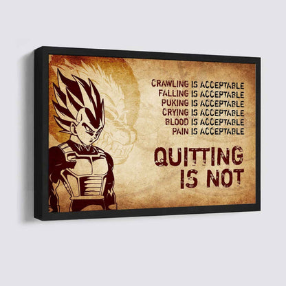 Viking Poster Canvas Quiting Is Not Best Gifts Motivation Quotes