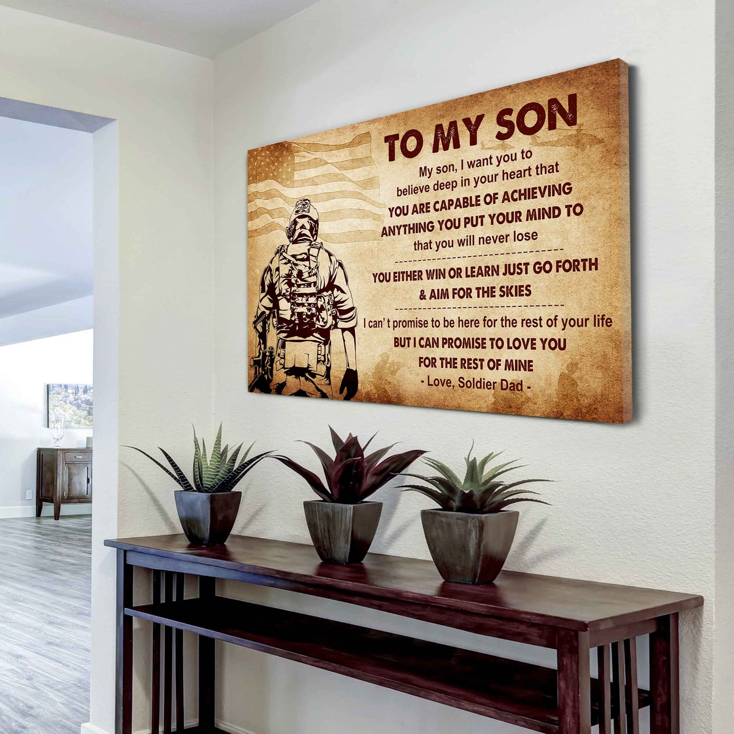 Viking Poster Canvas You Will Never Lose You Either Win Or Learn From Dad To Son