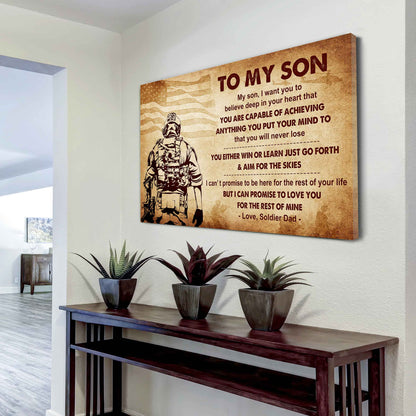 Viking Poster Canvas You Will Never Lose You Either Win Or Learn From Dad To Son