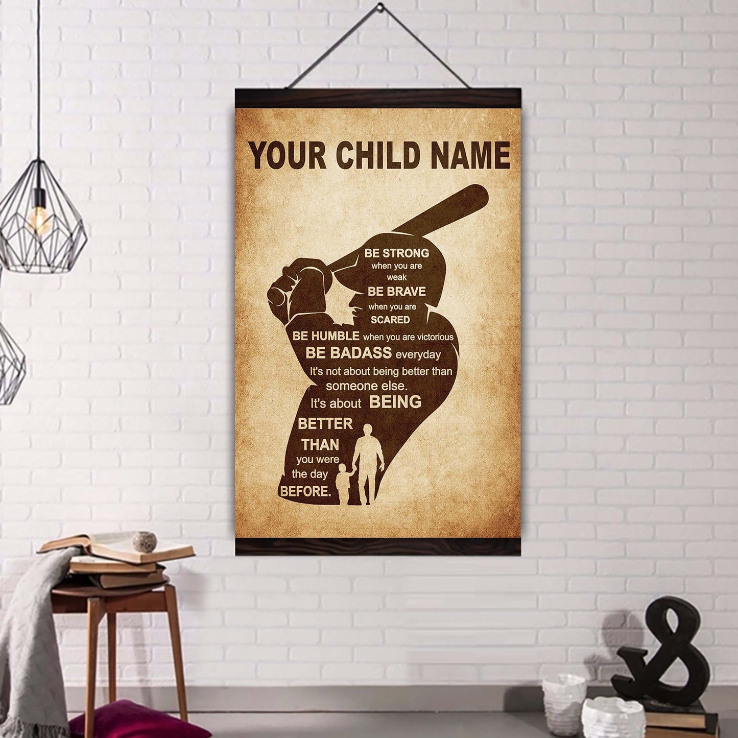 Basketball Personalized Your Child Name From Dad To Son