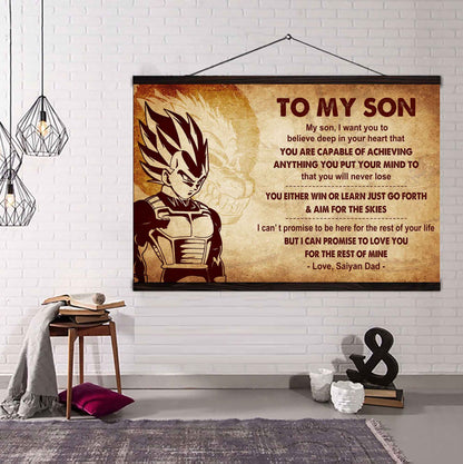 Viking Poster Canvas You Will Never Lose You Either Win Or Learn From Dad To Son