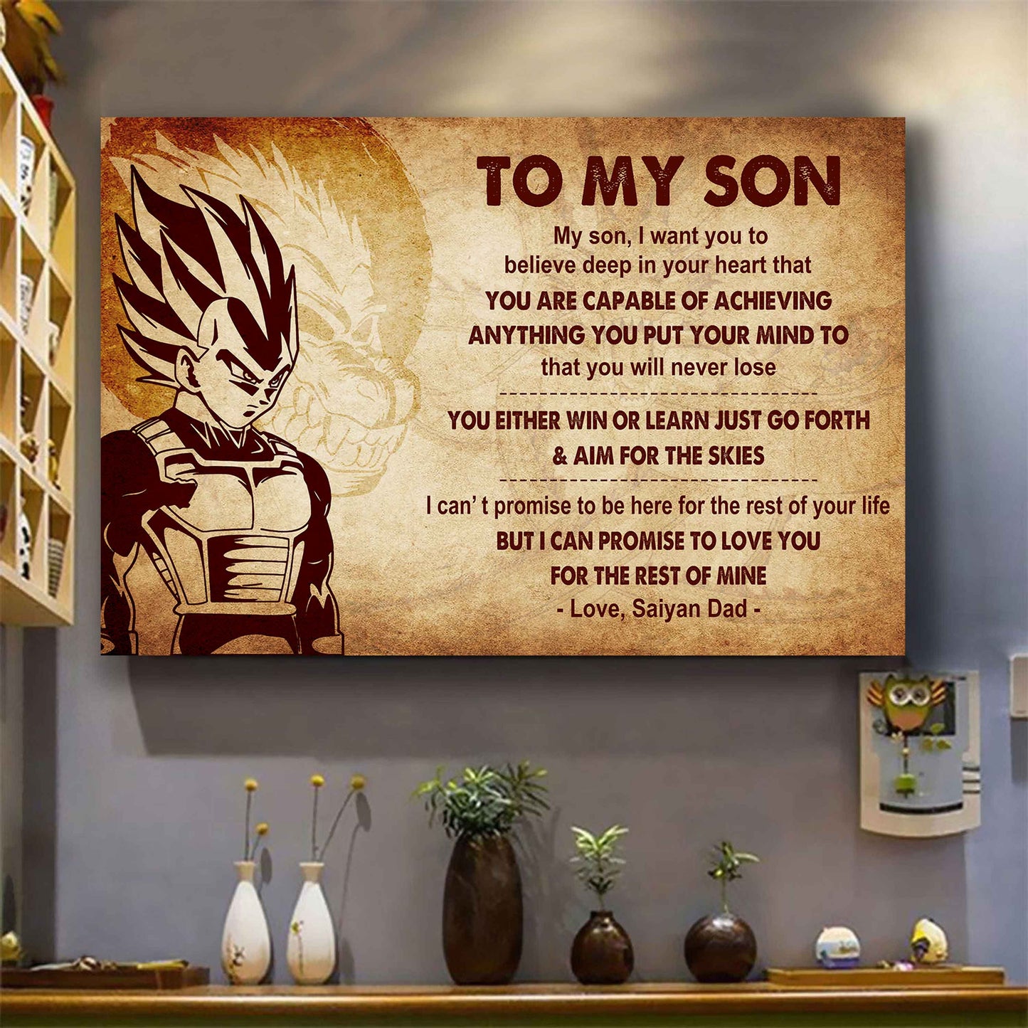 Viking Poster Canvas You Will Never Lose You Either Win Or Learn From Dad To Son
