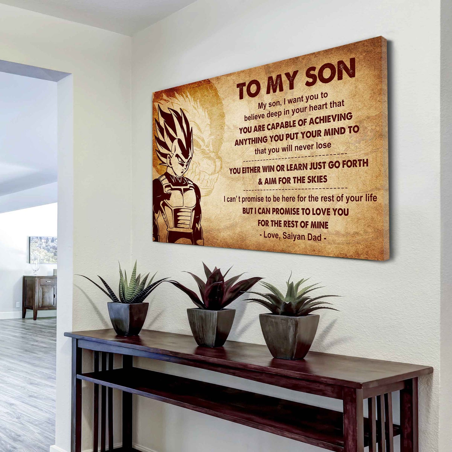 Viking Poster Canvas You Will Never Lose You Either Win Or Learn From Dad To Son