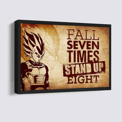DRB Poster Canvas Fall Down Seven Times Stand Up Eight