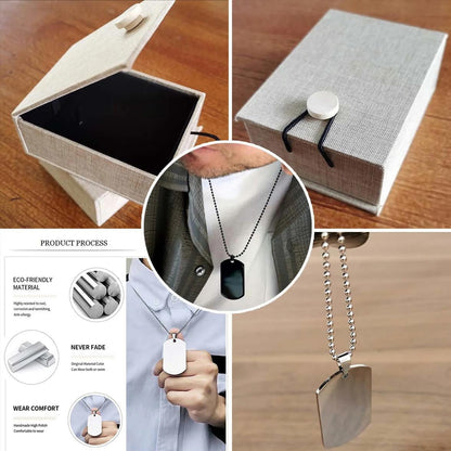 Viking Dog tag wife to husband