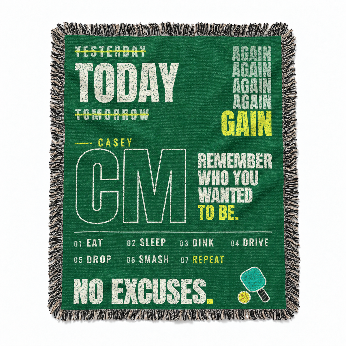 Sport Personalized Woven Blanket Remember Who You Wanted To Be For Your Child From Dad Mom Gift
