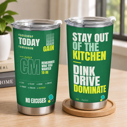 Customizable Sport Tumbler Motivation Quotes Gift For You